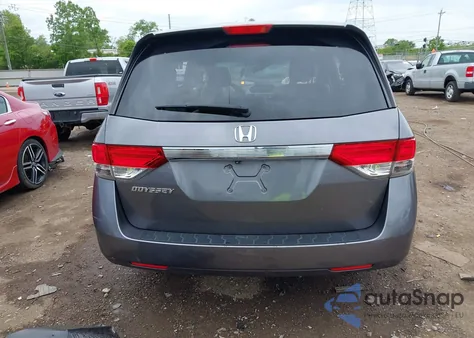 2015 Honda Odyssey Ex-L из США, поврежденный, VIN 5FNRL5H67FB049842